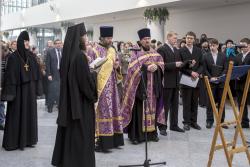 Молебен перед иконой преподобного Сергия Радонежского