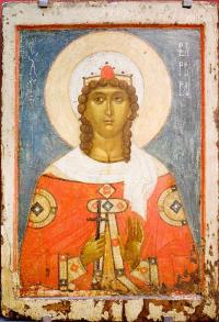 Св.Варвара(новгородская икона)
