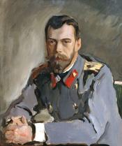Валентин Серов. Портрет Императора Николая II. 1900 г