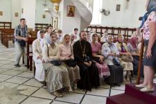 Беседа матушки Марии с нашей группой в храме свт.Николая в Бейт-Джала